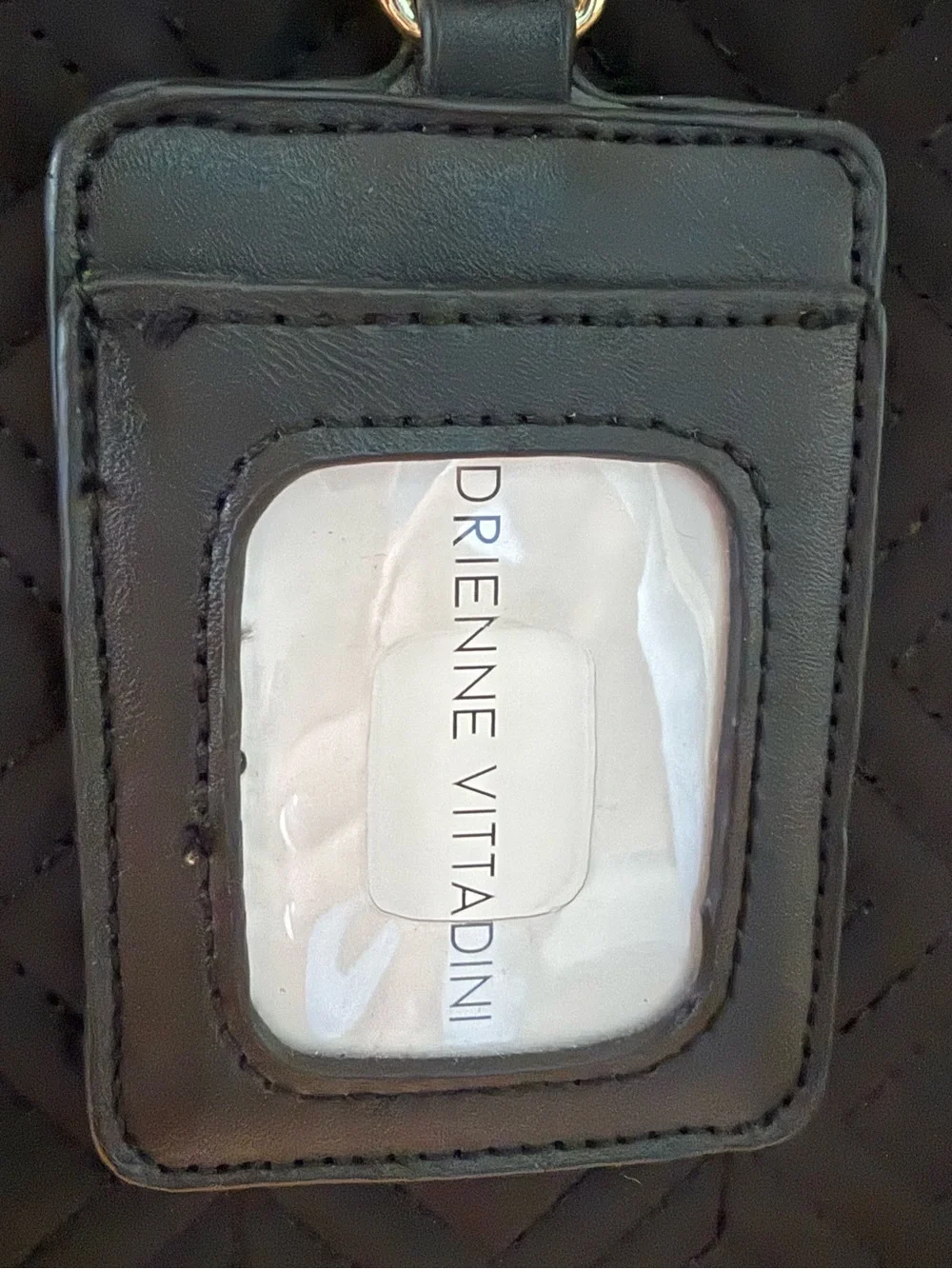 Adrienne Vittadini large tote bag with padded laptop sleeve.